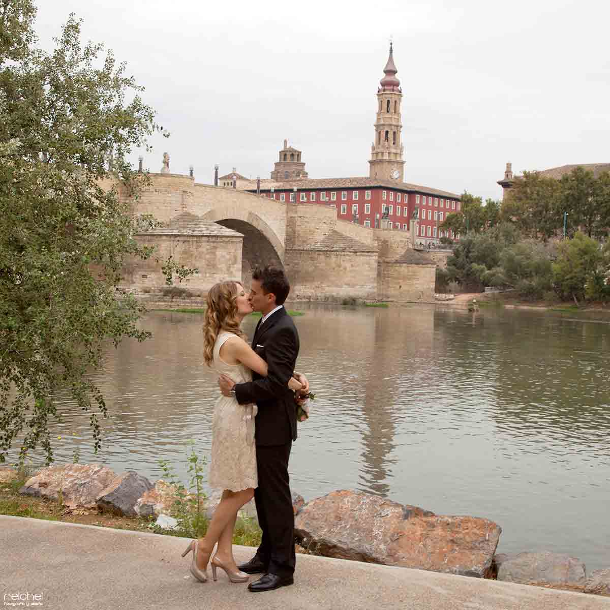 Fotos de boda en el rio ebro