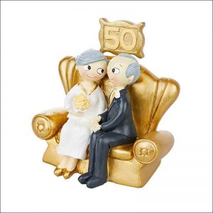 figuras para tarta en bodas de oro