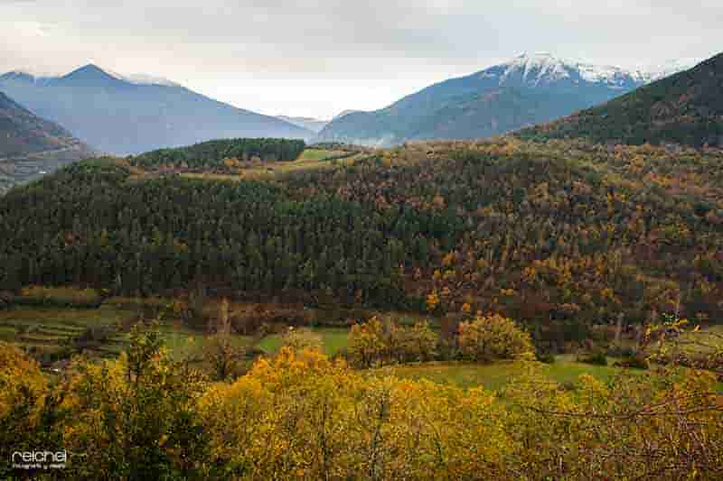 valle de broto paisajes de otoño